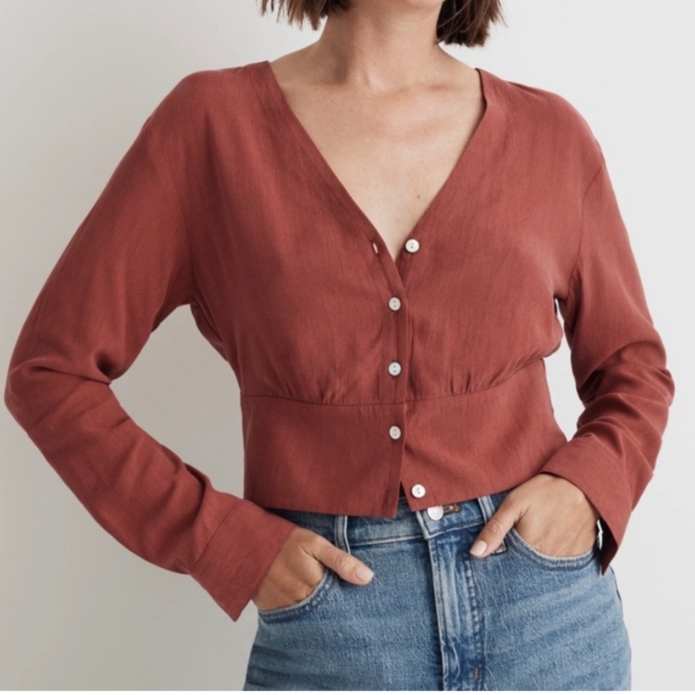 NWT Madewell Rosalind Top
